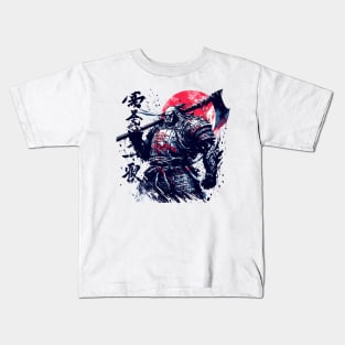 Orc fantasy samurai Kids T-Shirt